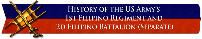 Filipino Regiments Banner Filipino Regiments Banner